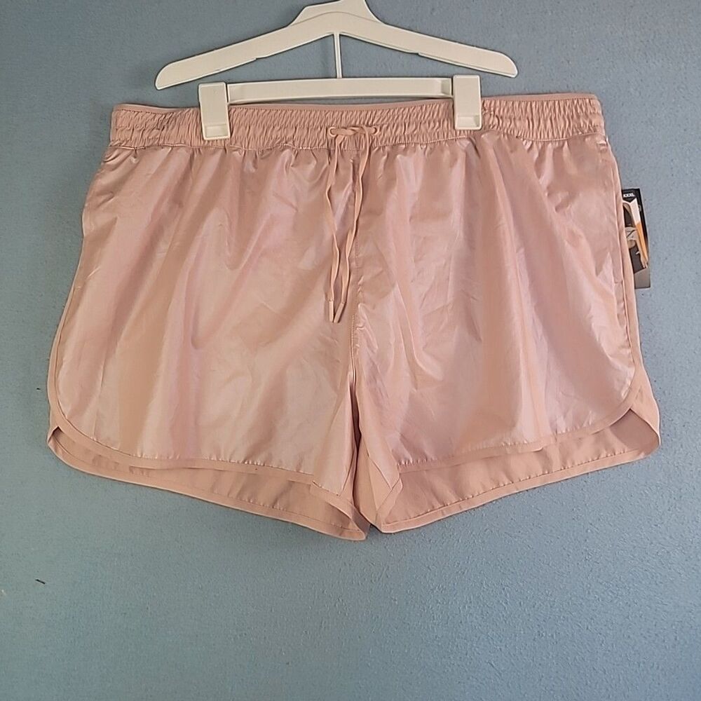 AVIA Pink Shine Women's Athletic Workout Shorts Size XXXL NWT